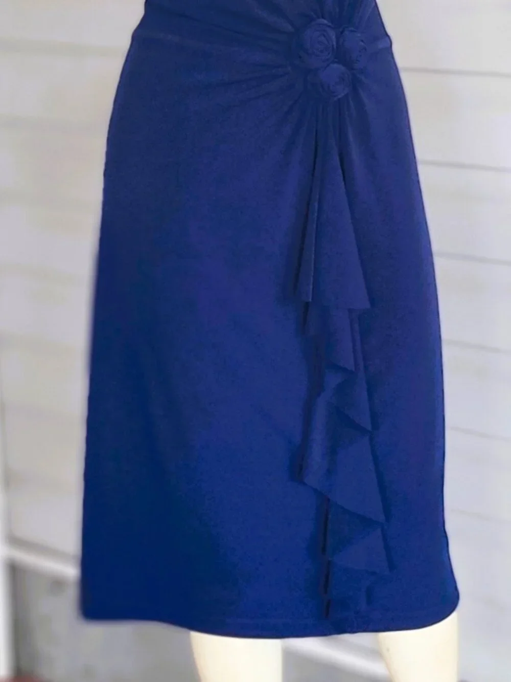 CONNECTED APPARELL/KNOTTED WAIST DRESS - Picture 5 of 5